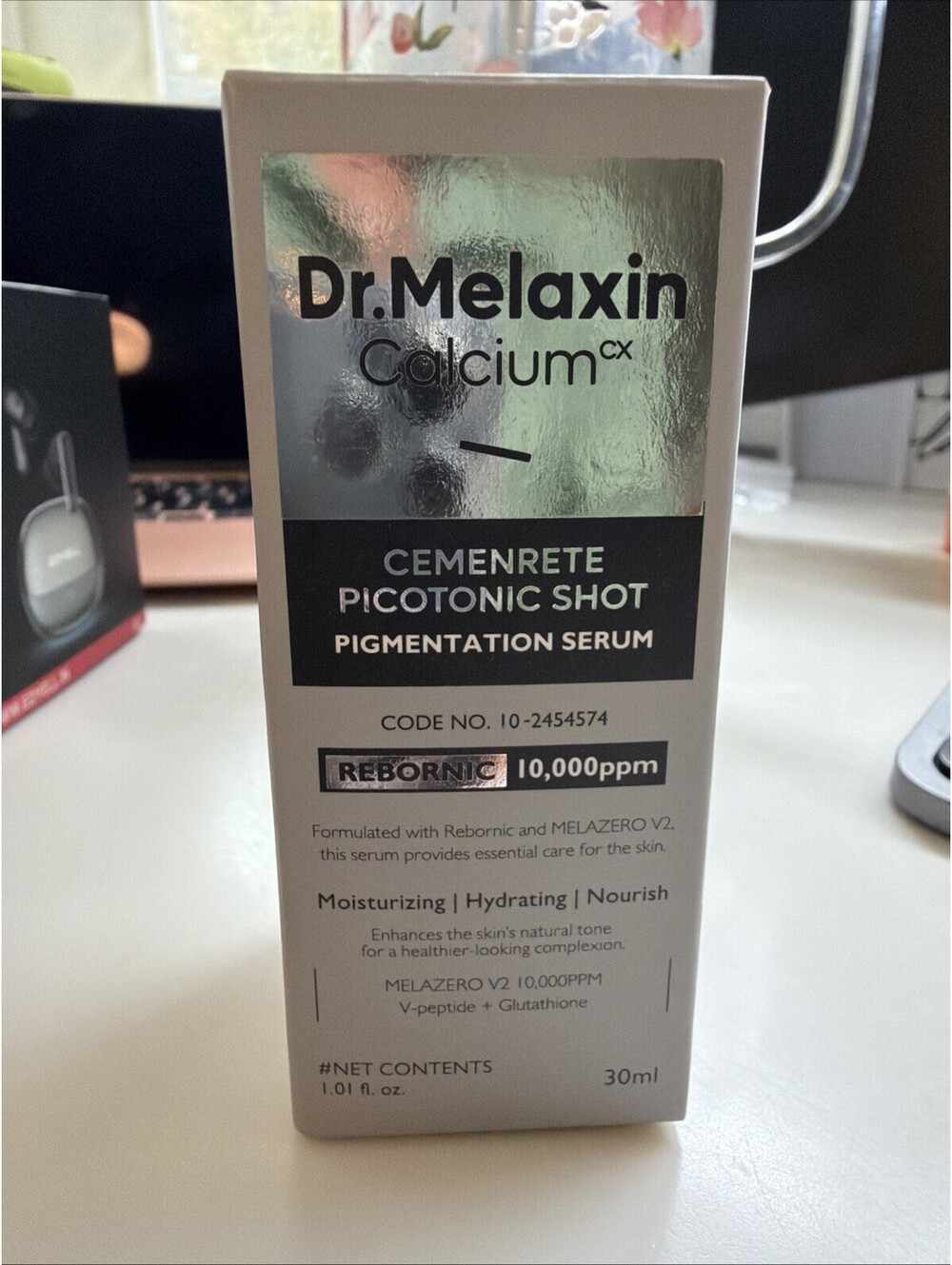 Dr.Melaxin Calcium cx Pigmentation Face Serum Niacinamide/Arbutin 1.01oz New